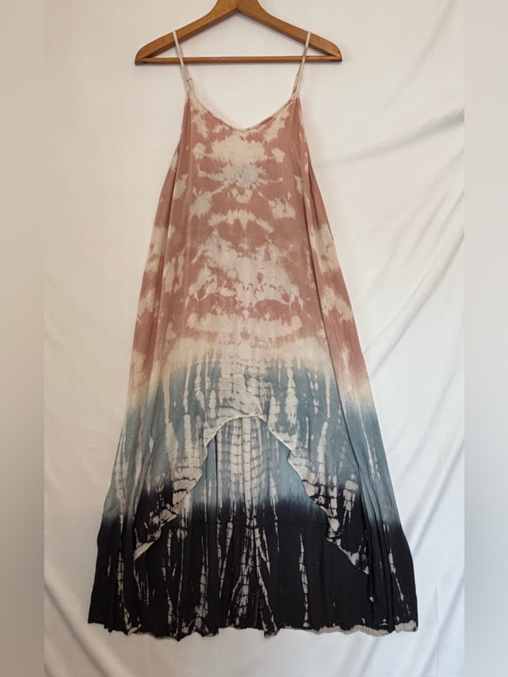 RAVIYA Tie-Dye High-Low Maxi Dress Size Large
